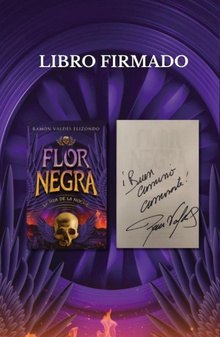 Libro firmado - La hija de la noche. Flor Negra.