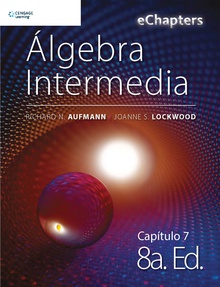 Álgebra Intermedia. Capítulo 7