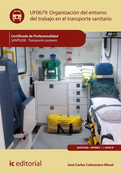 Organización del entorno de trabajo en transporte sanitario. SANT0208