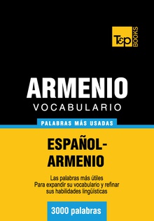Vocabulario español-armenio - 3000 palabras más usadas