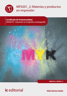 Materias y productos en impresión. ARGI0310