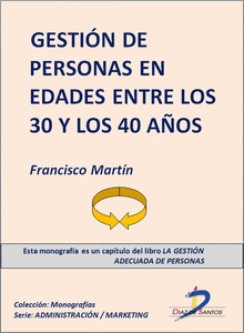 La gestión de personas en edades entre los 30 y 40 años
