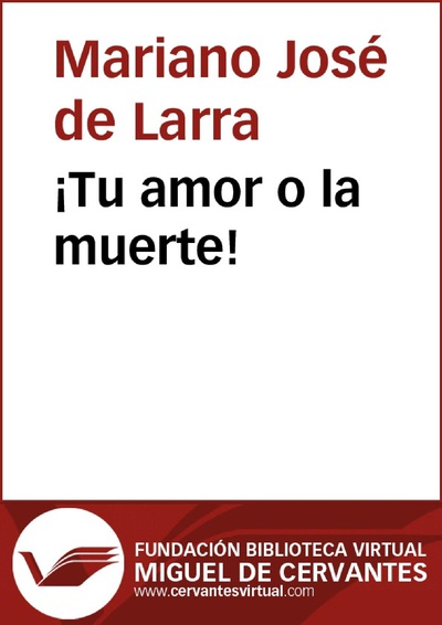 ¡Tu amor o la muerte!