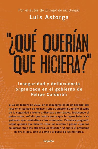 "¿Qué querían que hiciera?"