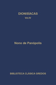 Dionisíacas. Cantos XXXVII - XLVIII